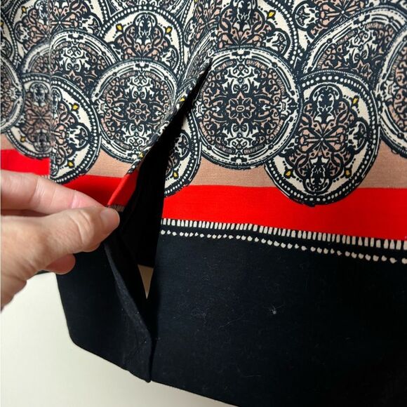 SALE! Red Lord & Taylor Printed Skirt Size 22W NWT - Picture 5 of 6